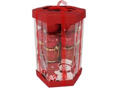 47502 [НУ-4405]Набор украшений красных «Новогодний» 5 см 35 шт НУ-4405