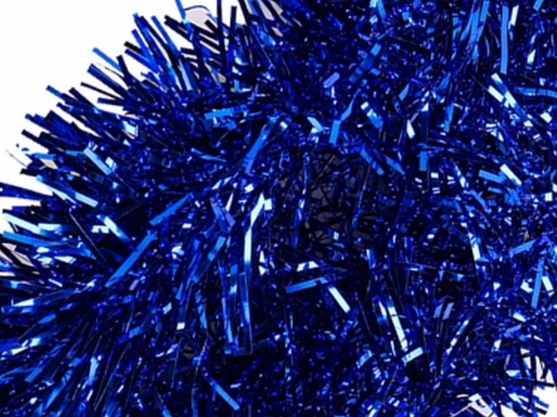 Купить оптом Мишура синяя «Новогоднее чудо» 2 м НУ-2361 в Луганске