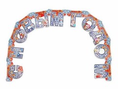 47449 [НУ-4295]Гирлянда картонная "Волшебный праздник" 2,2 м глиттер НУ-4295