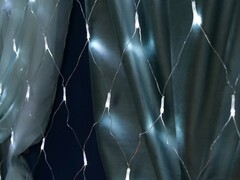 Гирлянда СЕТКА 1,5*1,5 м, 120 белых ламп, прозрачная нить, 8 режимов НУ-3654