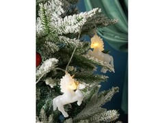 47531 [НУ-3642]Гирлянда метражная "ЕДИНОРОГИ" 1,5 м, 10 белых ламп, прозрачная нить на бат. НУ-3642