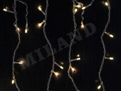 47537 [НУ-4629]Гирлянда ЗАНАВЕС 1.4*1.4 м, 80 желтых ламп, прозрачная нить, 8 режимов НУ-4629