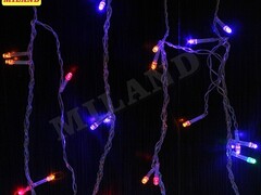 47538 [НУ-4630]Гирлянда ЗАНАВЕС 1.4*1.4 м, 80 разноцветных ламп, прозрачная нить, 8 режимов НУ-4630