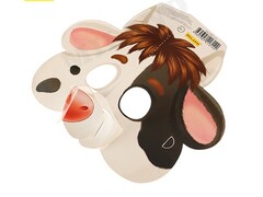 47758 [КРК-1314]Маска детская из картона "КОРОВА" 24*24,5 см КРК-1314