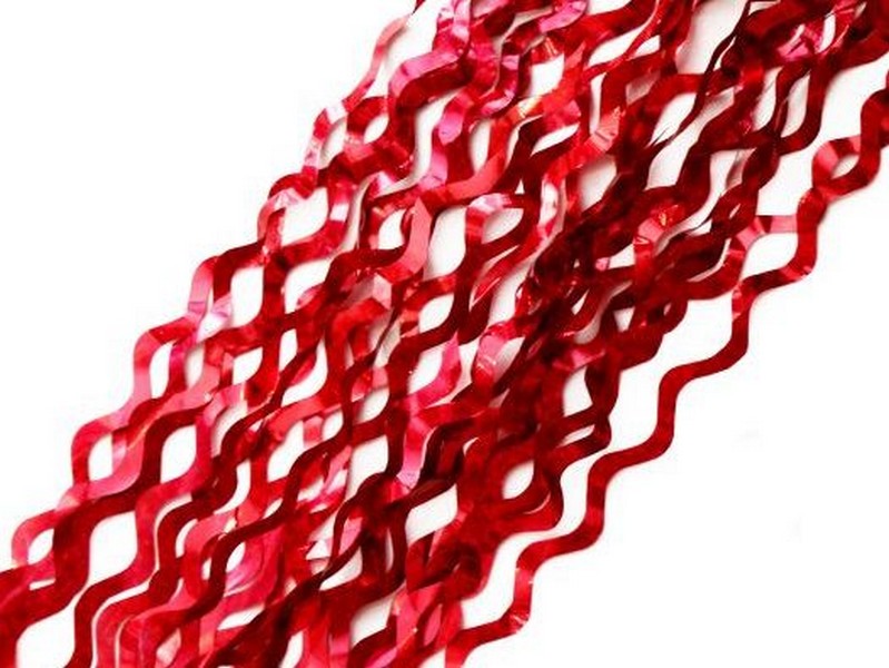 Новогодний дождик КРАСНЫЕ ВОЛНЫ 1м 86081