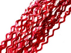 47894 [86081]Новогодний дождик КРАСНЫЕ ВОЛНЫ 1м 86081