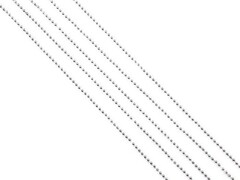 47897 [78847]Бусы на елку БУСИНКИ серебро 2,7м в пак. 78847