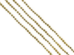 47901 [78852]Бусы на елку ЗОЛОТОЙ МАСКАРАД 2,7м в пак. 78852