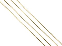 47914 [78846]Бусы на елку ЗОЛОТЫЕ 2,7м в пак. 78846