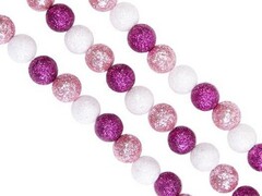 47936 [86388]Бусы на елку МАЛЕНЬКИЕ НЕЖНЫЕ ШАРИКИ 1,7м в пак. 86388