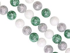 47937 [86389]Бусы на елку МАЛЕНЬКИЕ РАЗНОЦВЕТНЫЕ ШАРИКИ 1,7м в пак. 86389