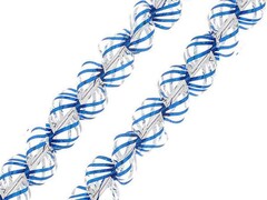 47947 [75775]Мишура СИНЯЯ ФИГУРНАЯ 1,5м 75775