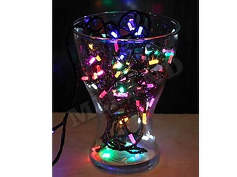 Купить оптом Гирлянда метражная 9 м, 100 разноцветных ламп, тёмная нить, 8 режимов НУ-1000 в Луганске