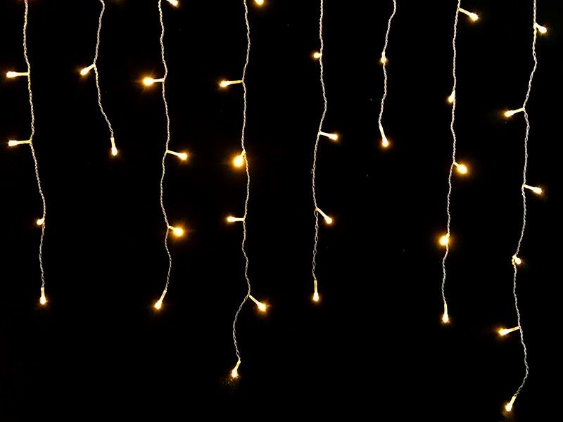 Купить оптом Гирлянда ЗАНАВЕС 1.4*1.4 м, 80 белых ламп, прозрачная нить, 8 режимов в Луганске