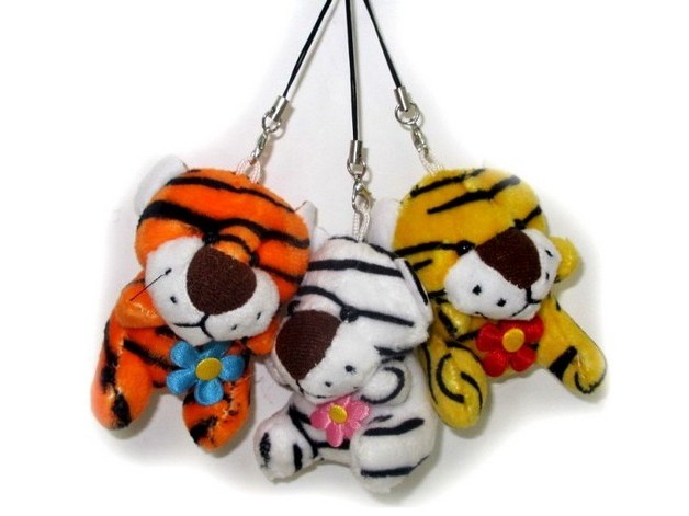 Брелок Тигр с ромашкой 5206/8С