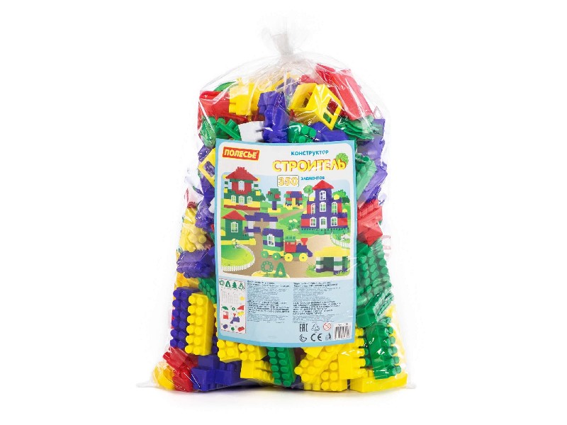 Купить оптом Конструктор "Строитель" Макси 350 эл. в мешке в Луганске