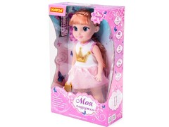 Кукла "Милана" 37 см на вечеринке (ходит, танцует, разговаривает, повторяет слова) в коробке