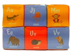 49302 [РРР-01]Набор кубиков "Английский алфавит" 6 шт РРР-01