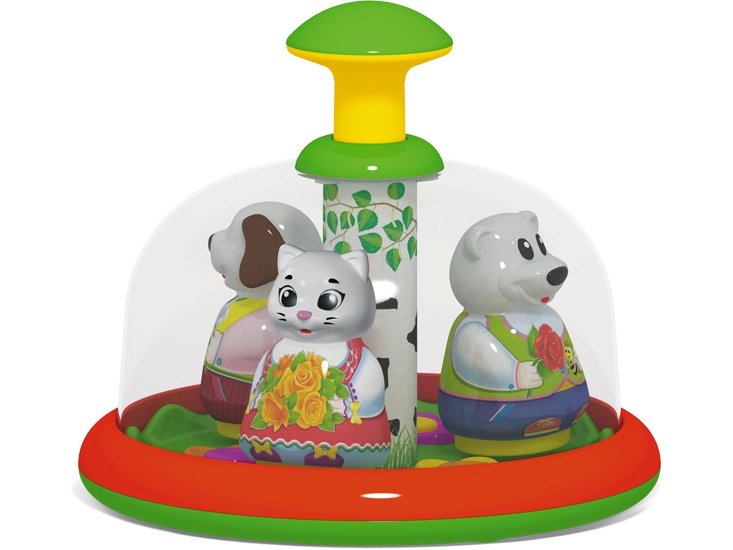 Купить оптом Юла-карусель "Хоровод" в п/пакете в Луганске