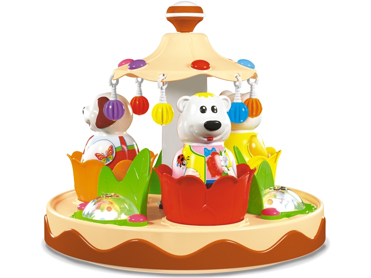 Купить оптом Юла-карусель "Тортик" в п/пакете в Луганске