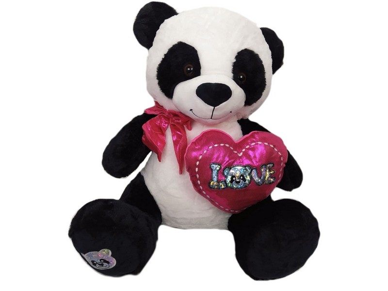 Панда с сердцем 60 см SMD2558-1#