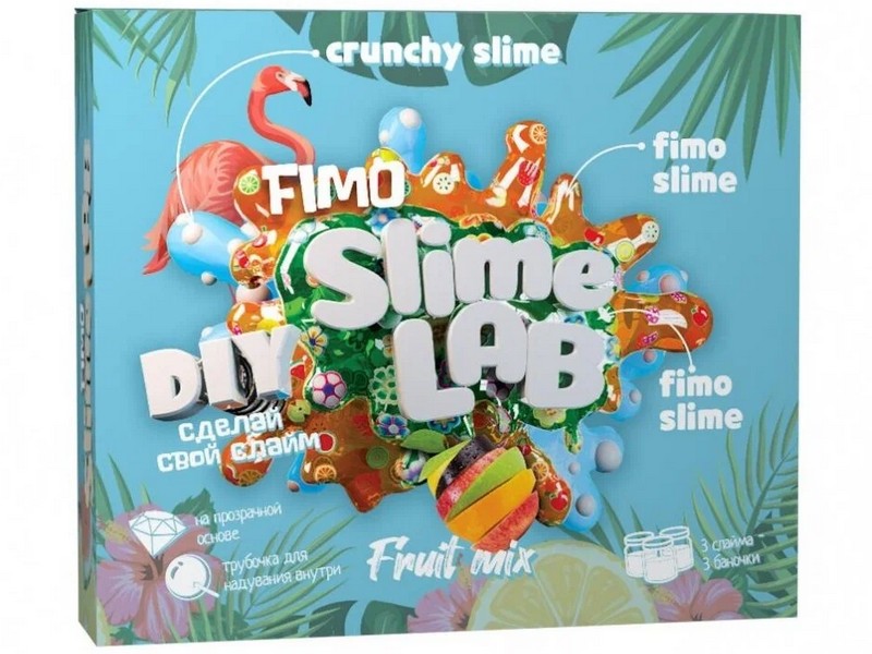 Купить оптом Набор для изготовления слаймов «Слайм лаб. Фимо» фрут микс в Луганске