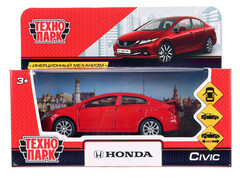 Технопарк. Машина "HONDA CIVIC" металл. инерц. 12 см (открыв. двери, багажник) красная
