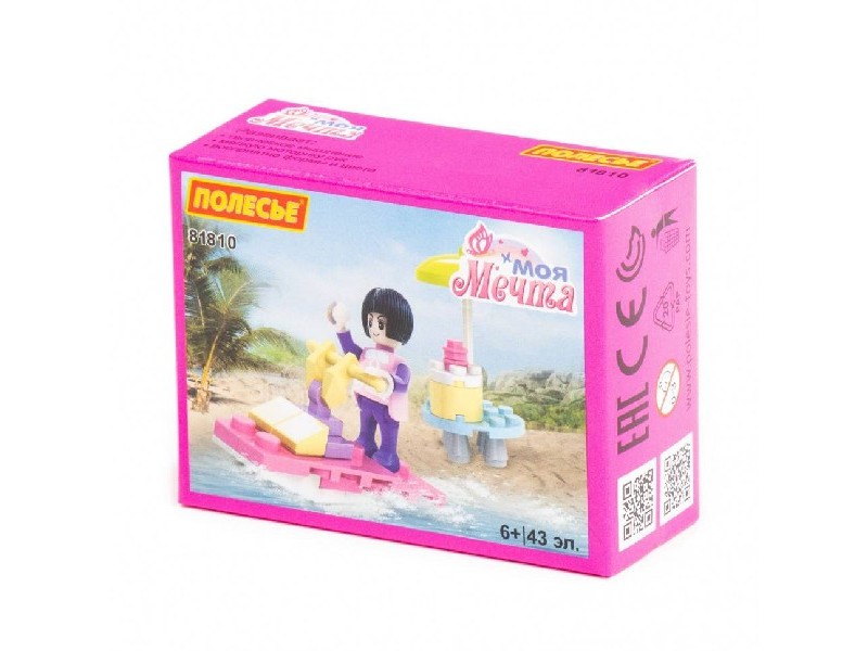 Конструктор "Классик" "Моя мечта-4" 43 эл. в коробке