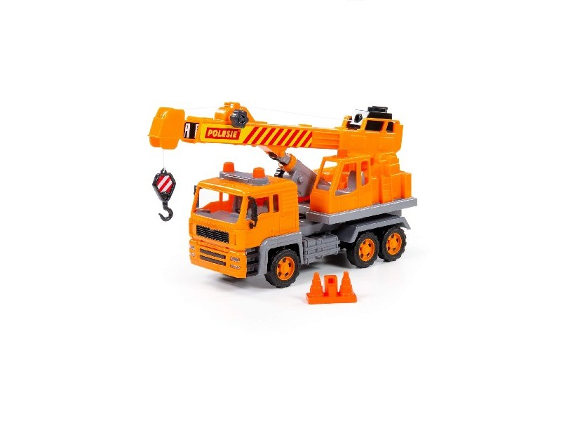 Автомобиль-кран инерц. "Алмаз" №2 в сеточке