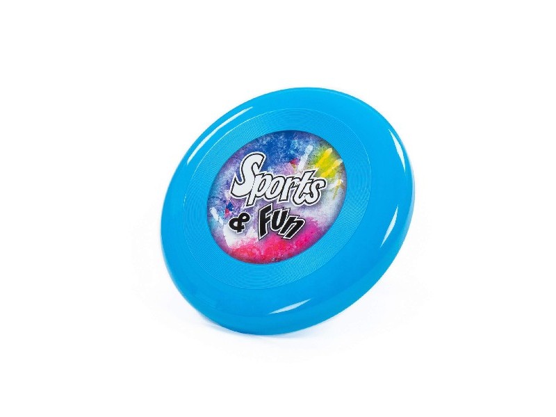 Летающая тарелка Ø215 мм голубая