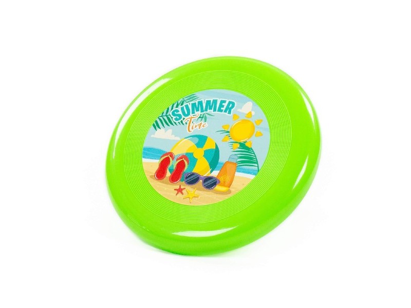 Летающая тарелка Ø225 мм зелёная