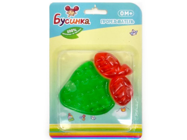 Прорезыватель "Клубника" с водой 1080