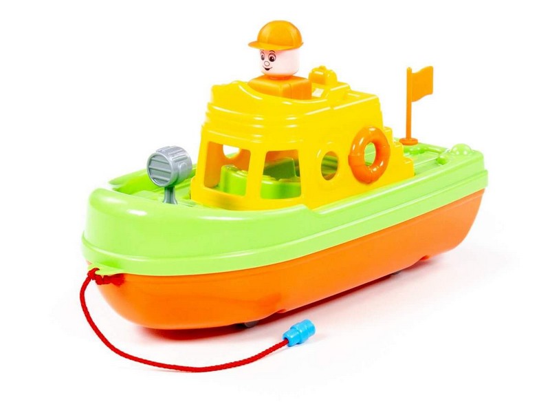 Катер "Спасатель" зелёный