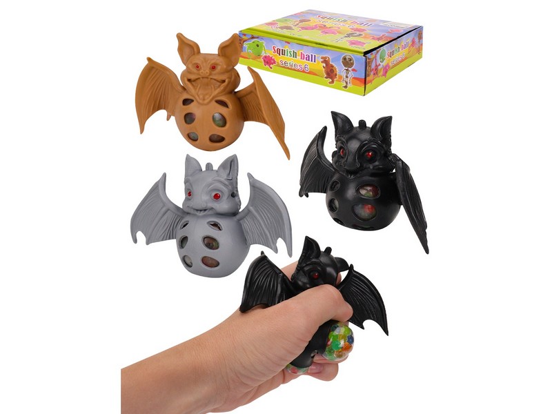 Антистресс с орбизами «ЛЕТУЧАЯ МЫШЬ» 10 см (12шт/уп) FX0913-62