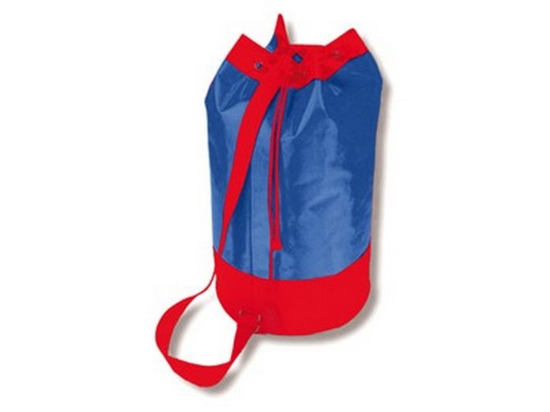 Купить оптом Сумка-мешок СИНЕ-КРАСНАЯ 450*250 мм с круглым дном (полиэстер) СМ-3035 в Луганске