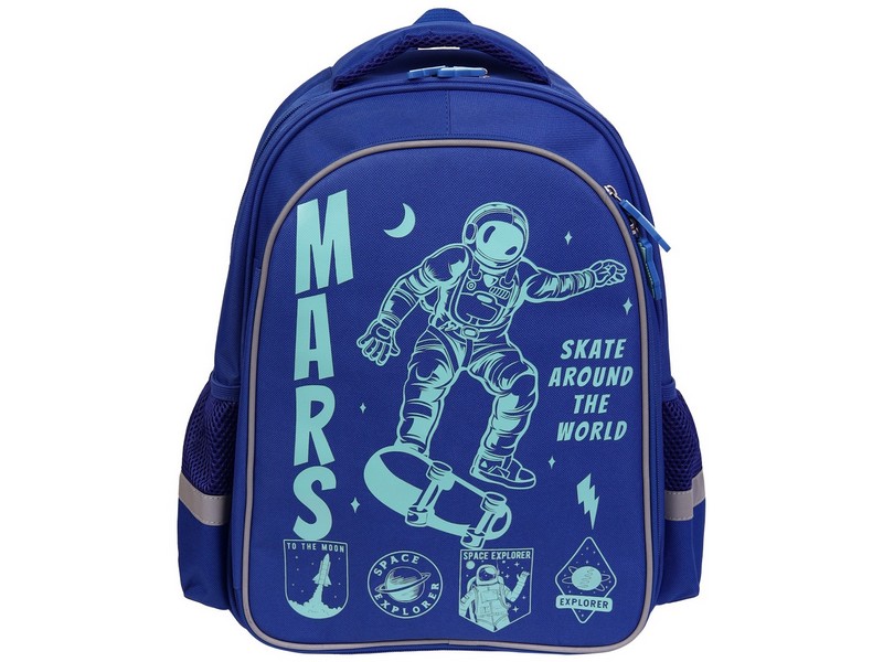 Купить оптом Рюкзак ортопедический «КОСМИЧЕСКОЕ ПРИКЛЮЧЕНИЕ» 29*38,5*13,5 см (2 отделения) в Луганске