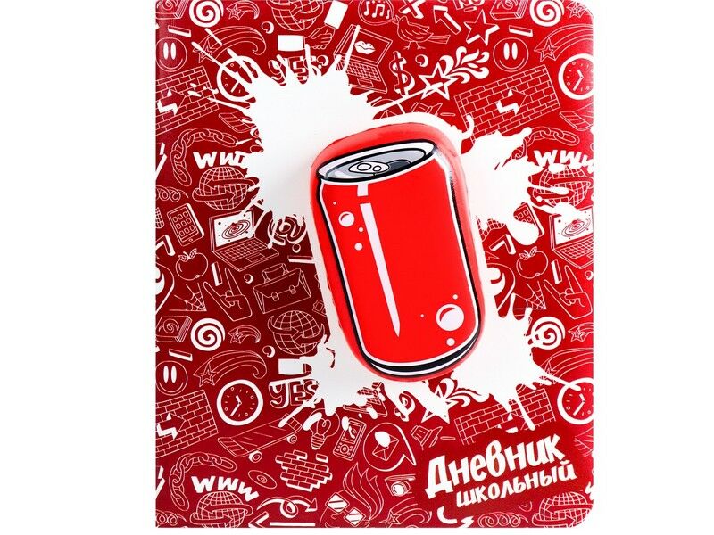 Дневник школьный 48л. 1-11 классы ШИПУЧКА-СКВИШ (кожзам, поролон) Д48-5076