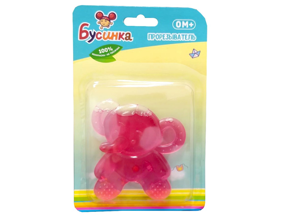 Прорезыватель "Слоник" с водой 1083