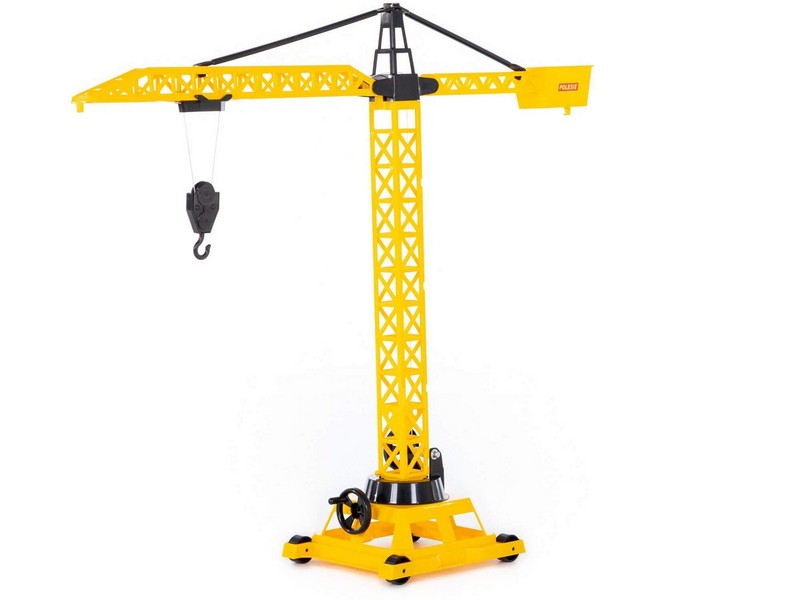 Башенный кран №2 на колёсиках в пакете