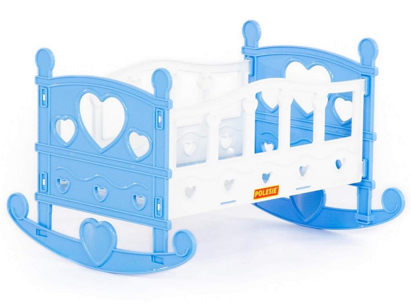 Кроватка-качалка сборная для кукол №2 7 эл. в пакете