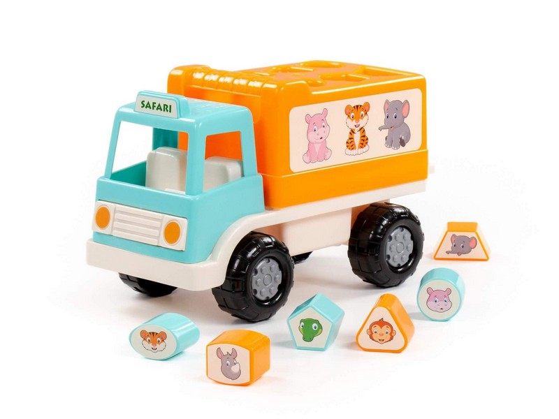 Сортер-грузовик "Забава" сафари бирюзовый