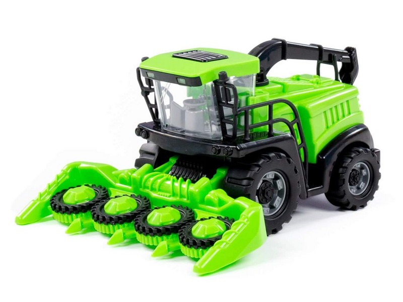 Комбайн "Полесье" №2 инерц. зелёный в сеточке