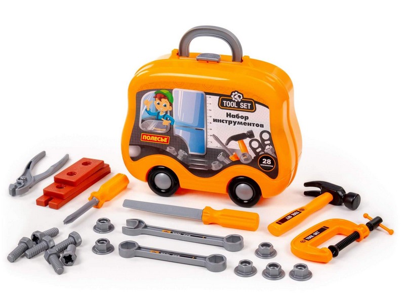 Набор инструментов №30 28 эл. в чемоданчике на колёсиках