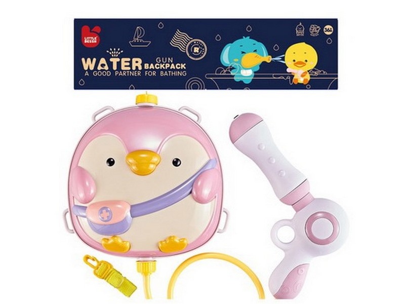 Водяной пистолет с рюкзаком «ПИНГВИН» в пак.715Y