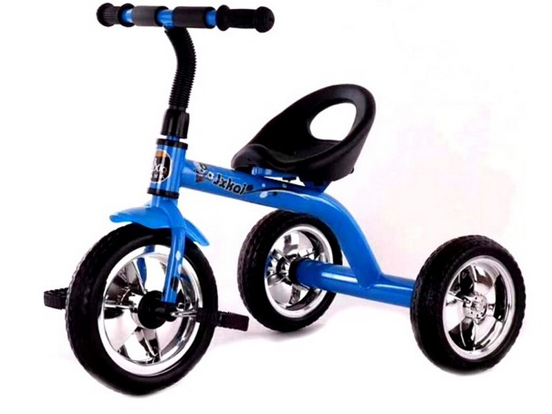 Купить оптом Велосипед трехколесный (колеса ПВХ) БЕЛЫЙ 5-29 в Луганске