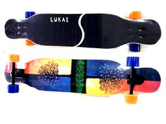 Лонгборд 110*22,5 см (колеса ПУ, металл. крепление) 43A