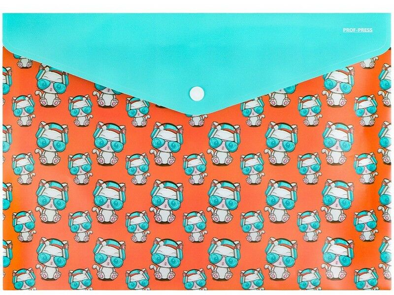 Папка-конверт А4 на кнопке 180мкм BOY ПК-3033