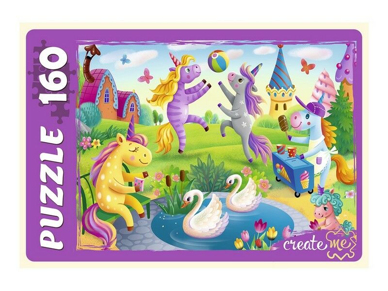 ПАЗЛЫ 160 элементов. ЧУДЕСНЫЕ ЕДИНОРОГИ №29