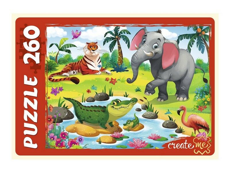 ПАЗЛЫ 260 элементов. ДИКИЕ ЗВЕРИ №2