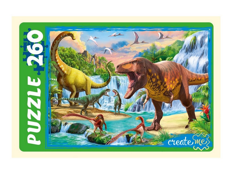 ПАЗЛЫ 260 элементов. МИР ДИНОЗАВРОВ № 33